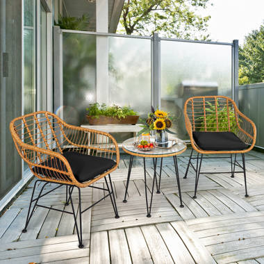 Patio dining best sale sets with cushions